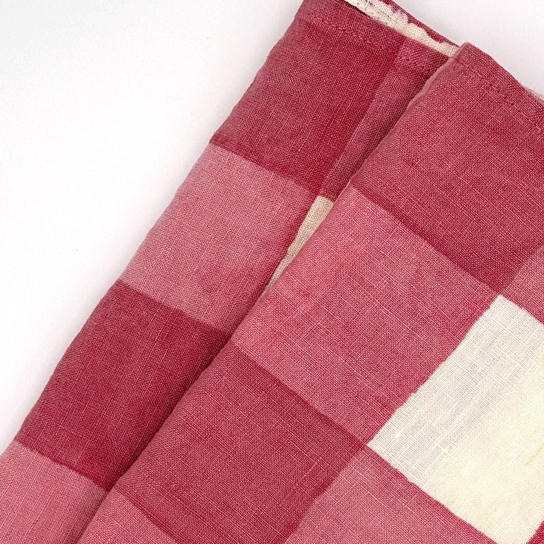 Table Linen Quadrettato Rosa