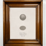 Picture Framed Golf Ball