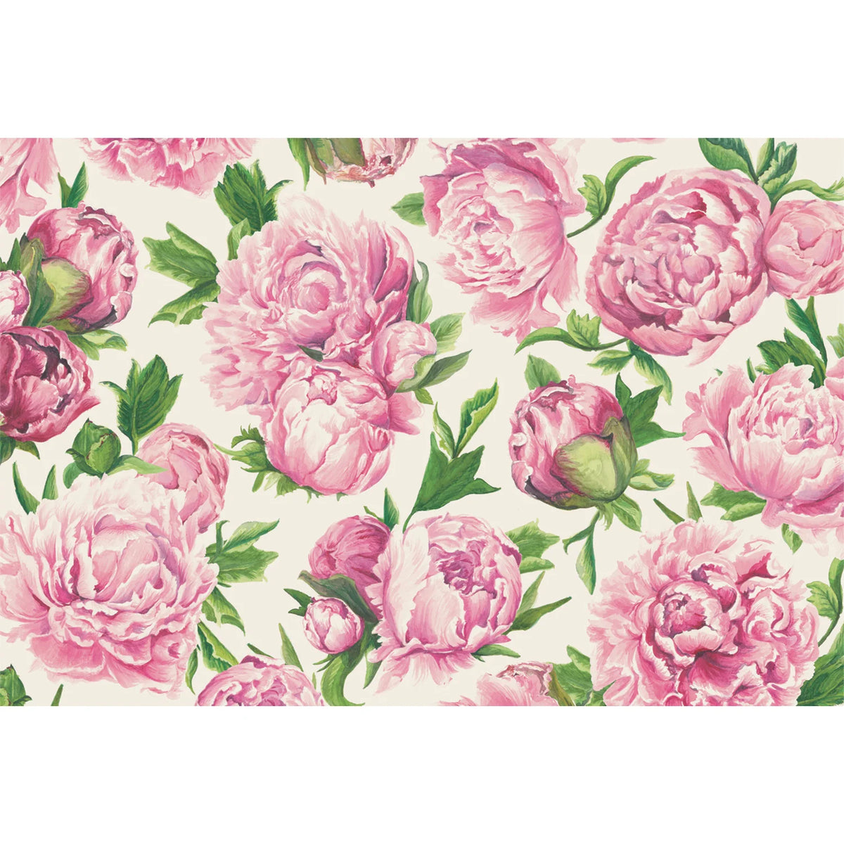 Placemat Paper - Peonies