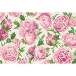 Placemat Paper - Peonies