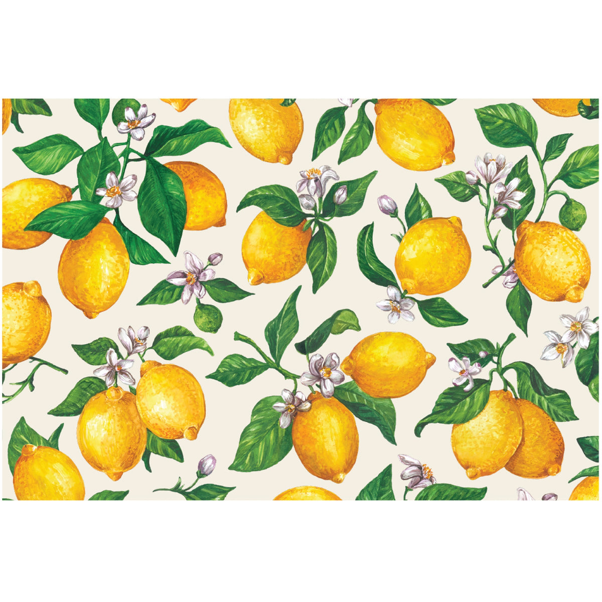 Placemat Paper - Lemons