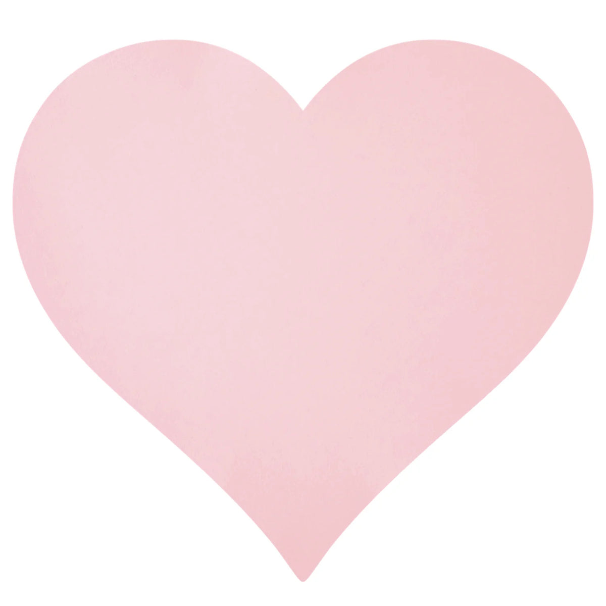 Placemat Paper - Die Cut Pink Heart
