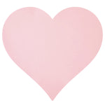 Placemat Paper - Die Cut Pink Heart
