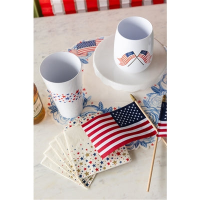 Napkin Cocktail Star Spangled