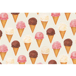 Placemat Paper - Ice Cream Cones