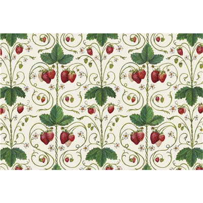 Placemat Paper - Strawberry Fields