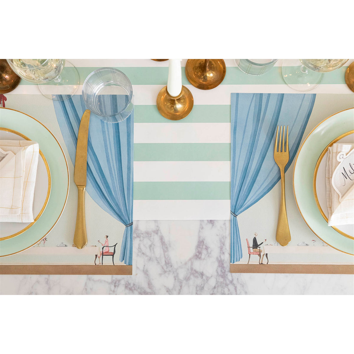 Placemat Paper - Table for Two