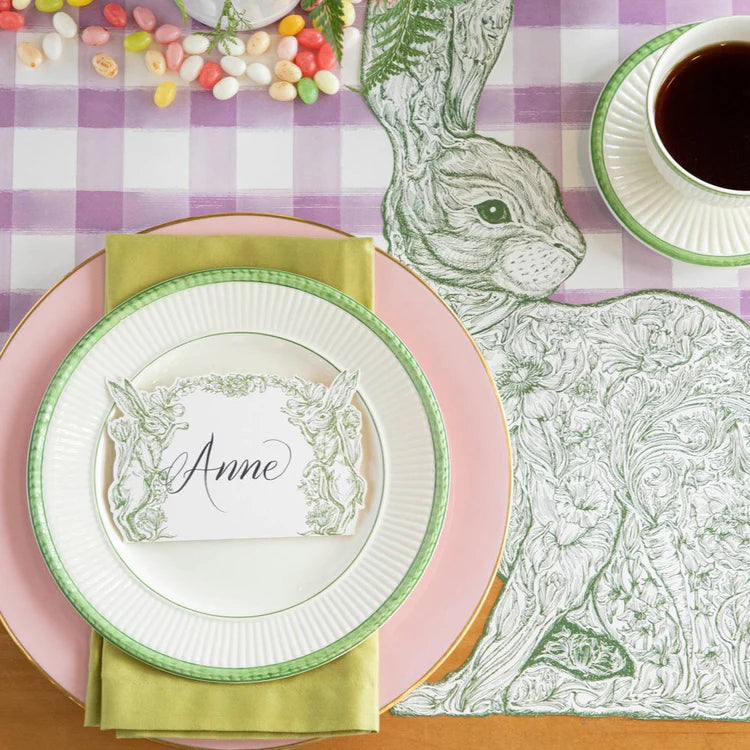 Placemat Paper - Greenhouse Hare