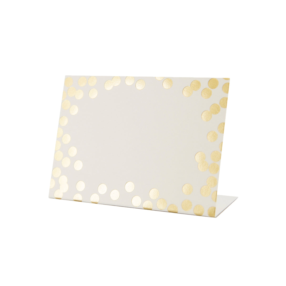 Place Cards - Gold Confetti