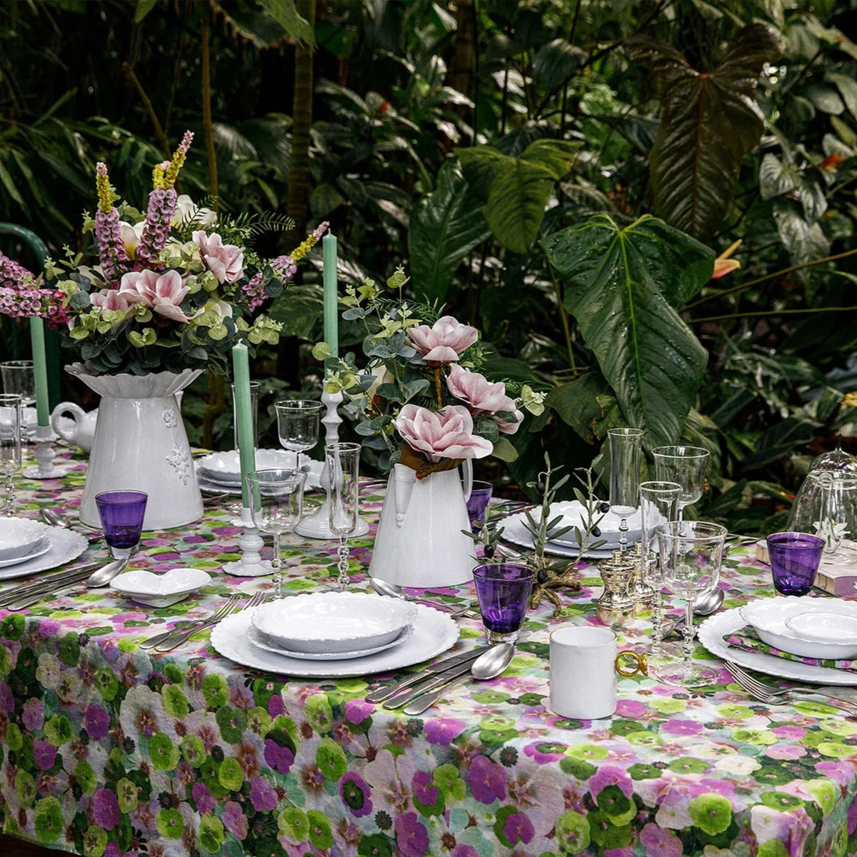 Tablecloth Le Marché aux Fleurs Linen
