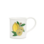 "Front view of the Lemon Mug by Marin Montagut, featuring a vibrant lemon illustration with fresh, cheerful colors."