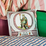 The French Cushion: House of Happiness by Marin Montagut brings a whimsical touch to your home with its charming design.