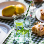 Hand Painted Glasses - Green Chair