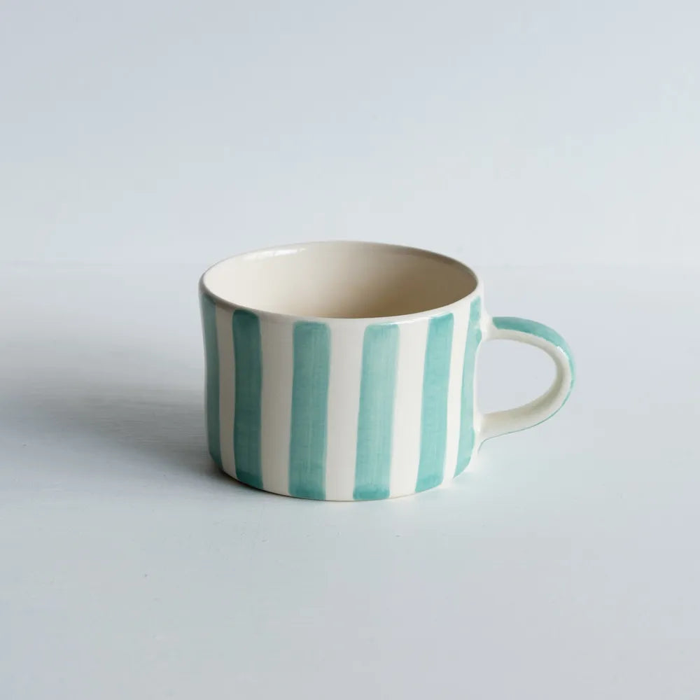 Mug Candy Stripe Mint