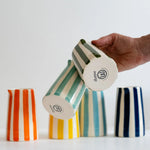 Creamer Candy Stripe Turquoise