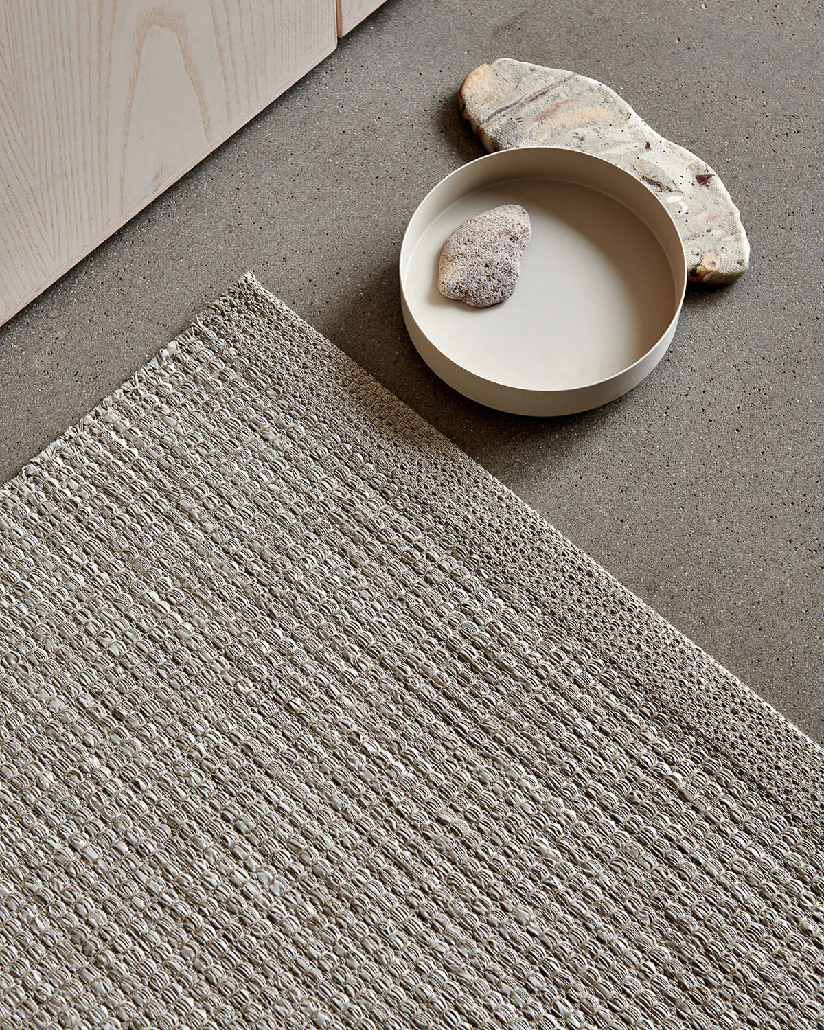 Floor Mat Sam Warm Grey 2.25' x 7.5'