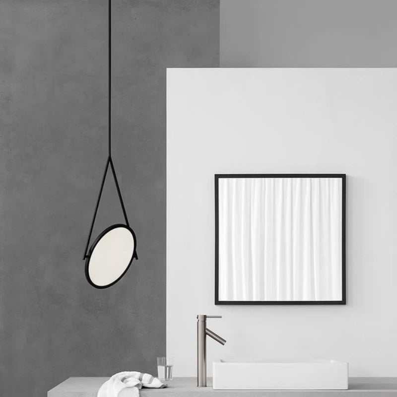 Dot Stance 13" Rotating Pendant: Matte Black