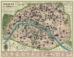 Puzzle Map Of Paris