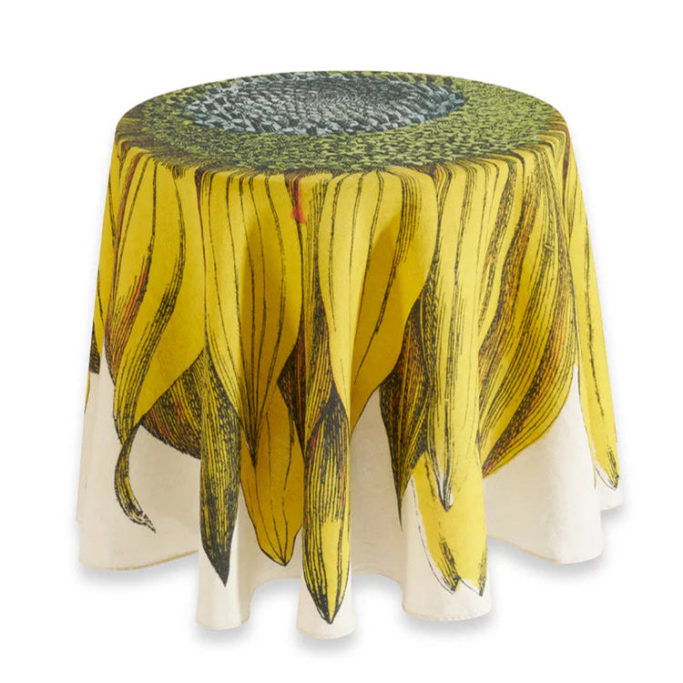 Tablecloth S&B x John Derian 'Sunflower' Linen