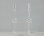 Candlestick Glass Lrg Clear