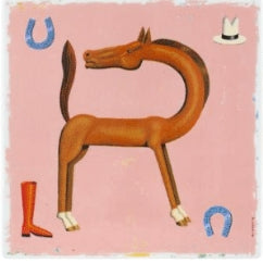 Plaque porcelain Letter R