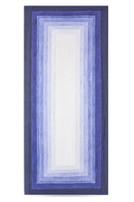 Tablecloth Shades Of Blue Striped Linen