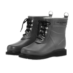 Ankle Books Rub 2. Grey Rubber Rain boots