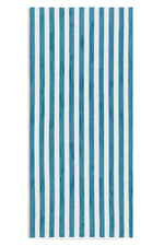 Tablecloth Stripe Linen White & Blue