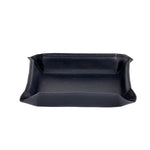 Tray Leather Catchall: Navy