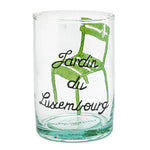 Hand Painted Glasses - Green Chair