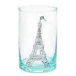 Glass Hand Painted - Eiffel Tower