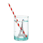 Glass Hand Painted - Eiffel Tower
