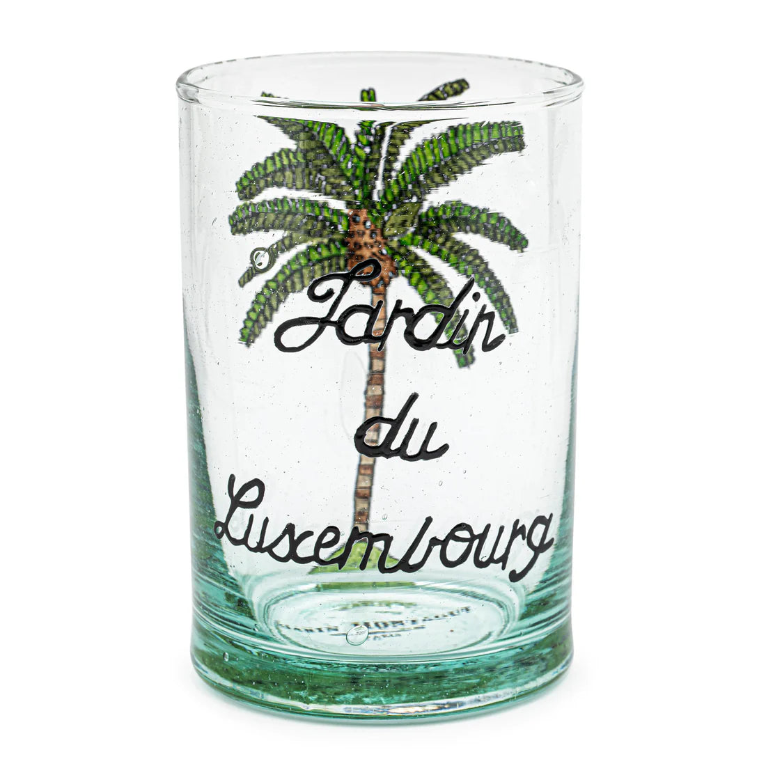 Hand Painted Glasses - Luxembourg Palm