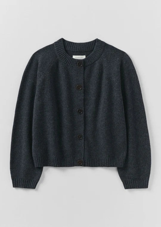 Cardigan Eden Wool Cashmere Charcoal