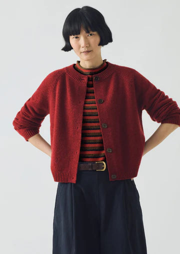 Cardigan Eden Wool Cashmere Red Sorrell
