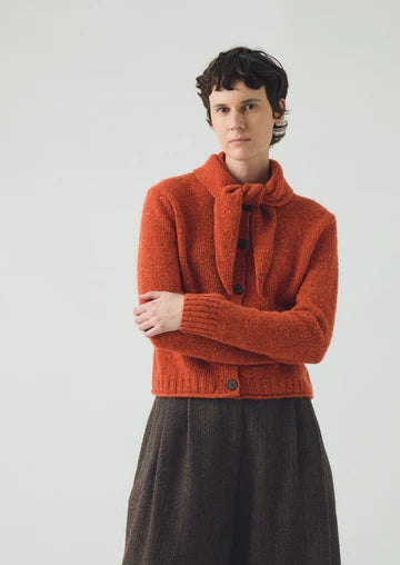 Cardigan Merino Neckerchief Nasturtium