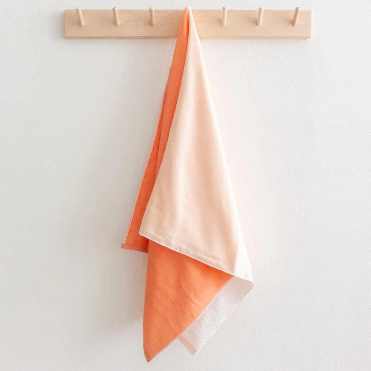 Two-Tone Chambray Hand Towel