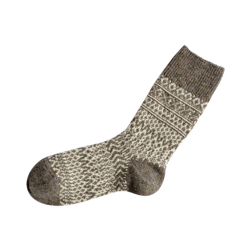 Socks Wool Jacquard