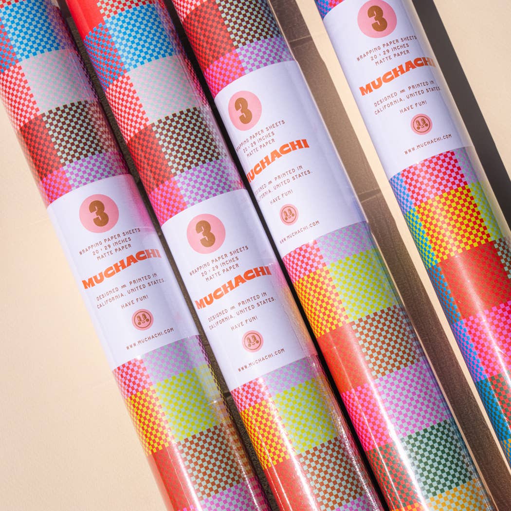 Wrapping Paper Roll/3 sheets Lotería