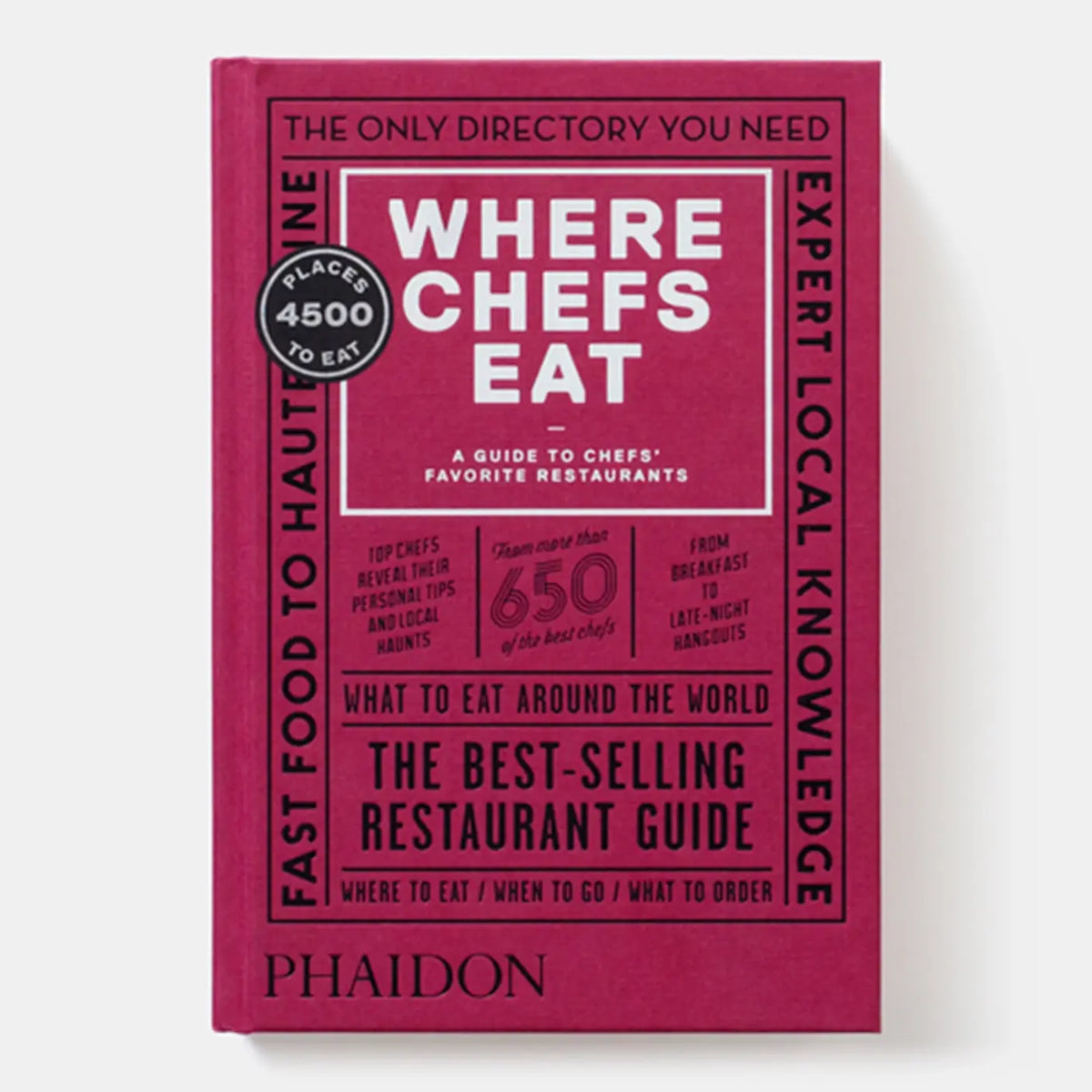 Book Where Chefs Eat: A Guide To Chefs' Favorite Restaurants