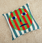 Everybody Embroidered Pillow, 18x18"