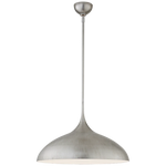 Agnes Pendant: Burnished Silver Leaf