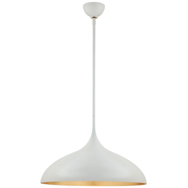 Agnes Pendant: Plaster White