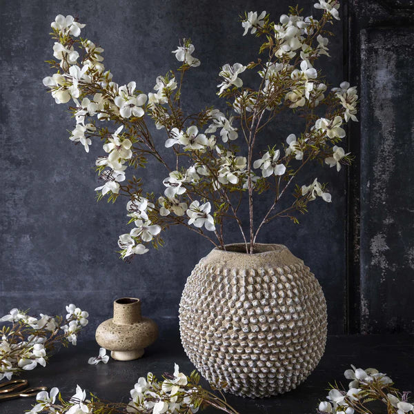 Flowers Artificial Prunus Blossom Cream