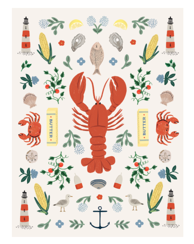 Tea Towel Seaside