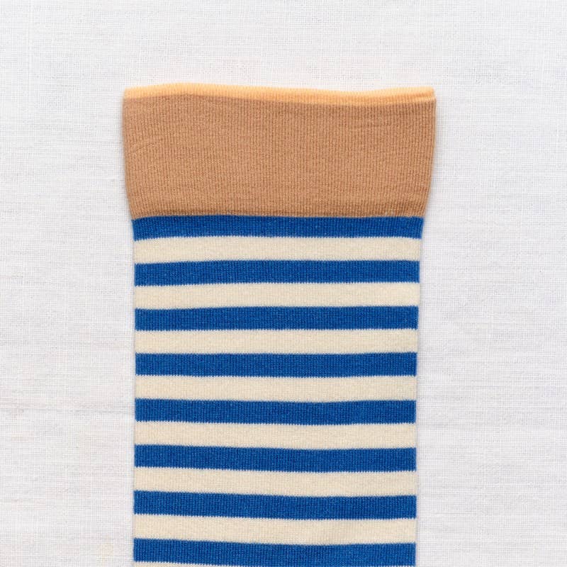 Socks Stripes Cobalt