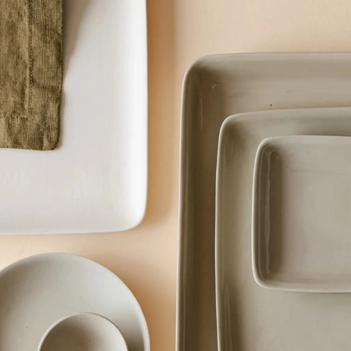 Square Platter Large - Ash