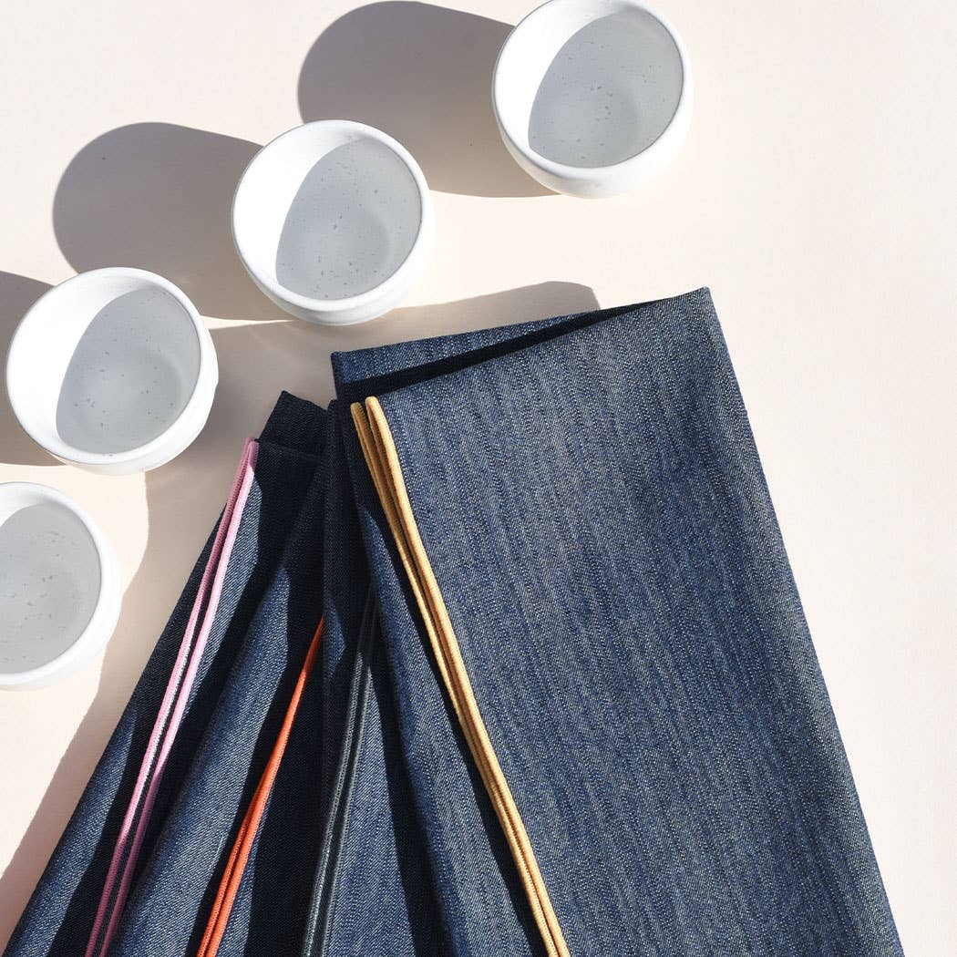 Napkins Rainbow Denim | Set of 4