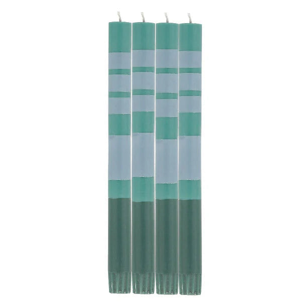 Candle mixed pack of 4 - 10" Abstract Bokhara Beryl Moonstone