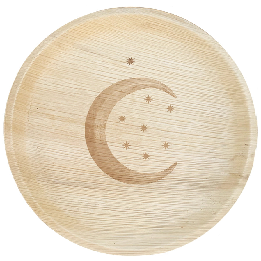 Plates Compostable: Moon & Stars